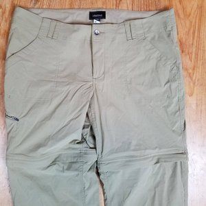 Marmot Roll Up Zip Off Legs Hiking Pants Shorts